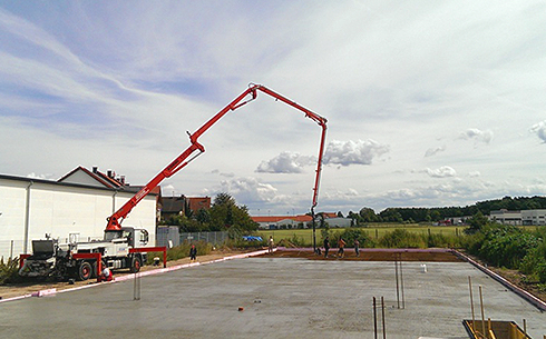 Betoneinbau